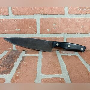 Chicago Cutlery Chefs Knife 7” - Stainless - Black Handle 3 Rivets